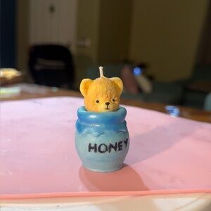 Cute Bear Candle in Blue Jar we make candles for every special event
